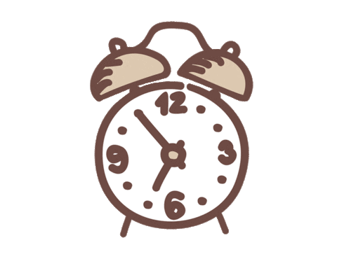 Часы Будильник Sticker by MAMAKO