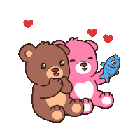 Teddy Bear Love Sticker by BEARISH
