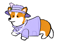 British Dog Sticker by Stefanie Shank