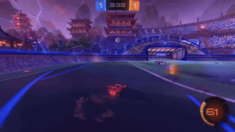 jaymhits giphygifmaker goal rocket league double tap GIF