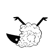 Inopiatown happy animal clap bird Sticker