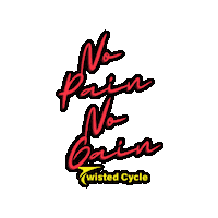 Workout Pain Sticker by Twisted Cycle