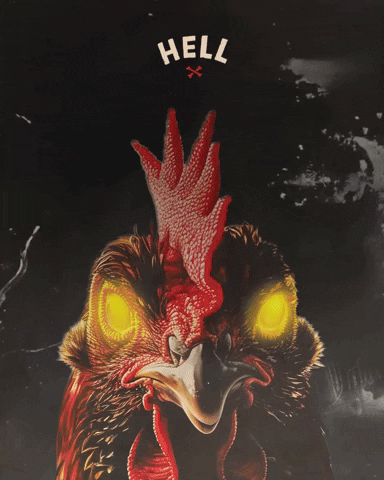 Pet Sematary Death By Chicken GIF by Hell Pizza