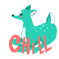 Sticker Chill Sticker by Bambi