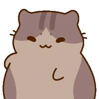 Neko Funny Cat Sticker by Bichi Mao