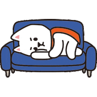 Bored Dog Sticker
