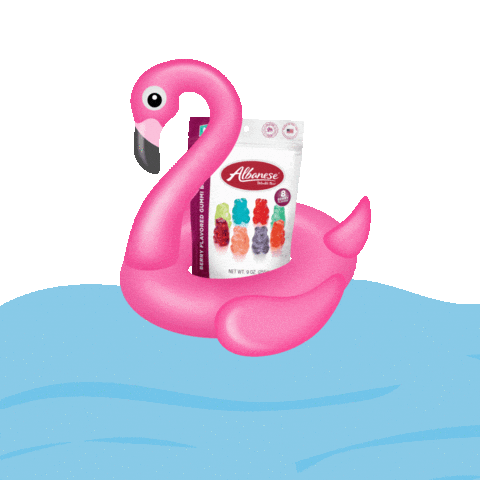 Pool Party Swimming Sticker by Albanese Candy