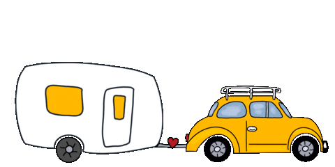 Travel Camping Sticker by Reiseausschnitte