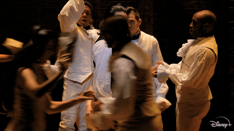 Lin Manuel Miranda Disney GIF by Hamilton: An American Musical