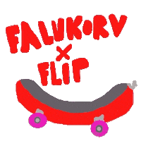 skateboarddalarna skateboard skateboarddalarna falun falukorv Sticker