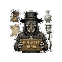 Halloween Volver Sticker