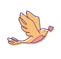 Heart Flying Sticker by ThankView