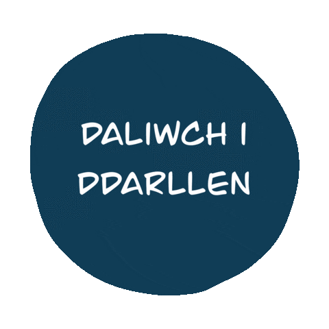 Read Dark Blue Sticker