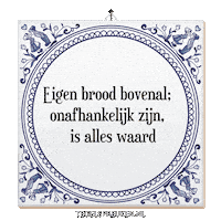 Focus Zelfvertrouwen Sticker by Tegelspreuken.nl