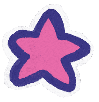 mewillustration rainbow star colorful glitter Sticker