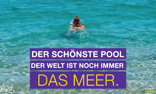 holidayextrasdeutschland giphyupload beach pool quote GIF