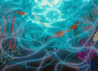 Water Ocean GIF by Rachel Yvett