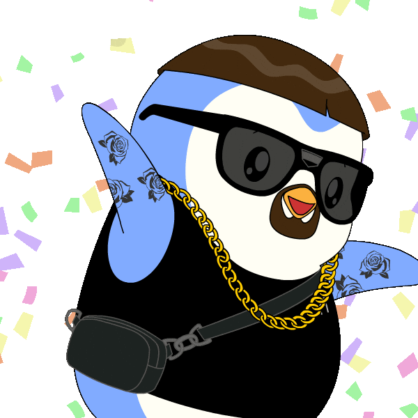 Party Dancing Sticker by Pudgy Penguins