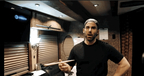 tour yawning GIF by Mayday Parade