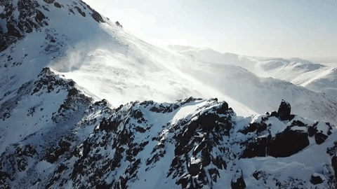 snow winter GIF