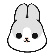 Rabbit Machiko Sticker by YUKIJI