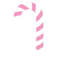 GetLots christmas pink candycane getlots Sticker