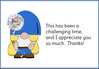 Gnome Thank You GIF