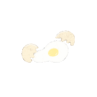 harperharperstudio white morning breakfast easter Sticker