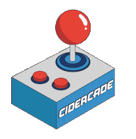 Video Games Arcade Sticker by Bishop Cidercade