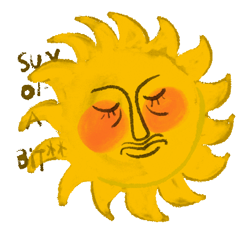 Sun Sticker