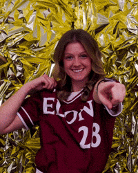 Elon Softball GIF by Elon Phoenix