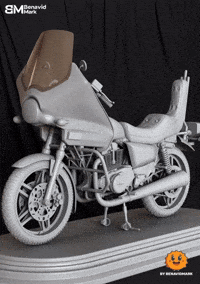 Purple Rain 3D Printing GIF