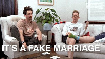 Marriage Watching Tv GIF by Gogglebox Australia