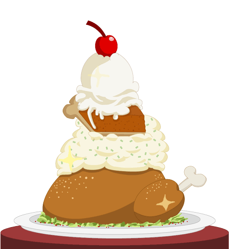 happy hungry STICKER