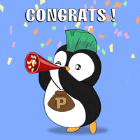 Celebrate Happy Birthday GIF by Pudgy Penguins