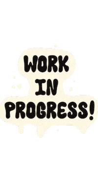 Create Work In Progress Sticker