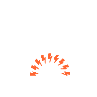 Storm Lightning Sticker by Barista Attitude