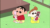 anime japan phone receipts crayon shinchan GIF