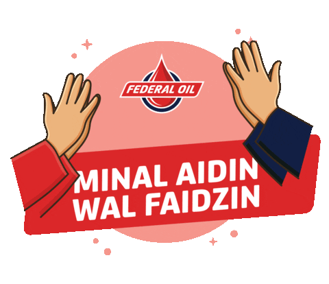 Lebaran Sticker by federal oil