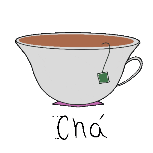 carollyneoliveira giphyupload tea cha xicara Sticker