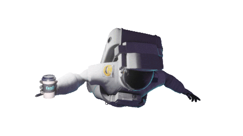 Astronaut Sticker by Fosfor