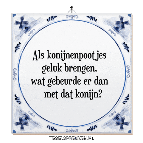 Wijsheid Spreuk Sticker by Tegelspreuken.nl