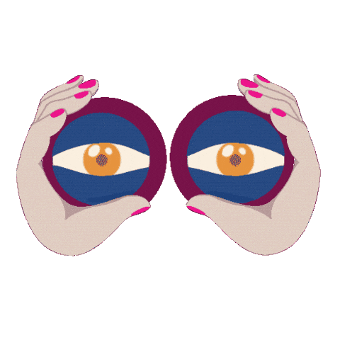 KarolTuran giphyupload eyes motion graphics see Sticker