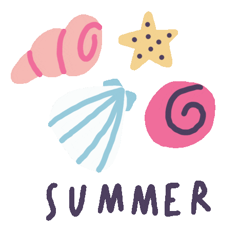 Summer Beach Sticker by Sara Maese