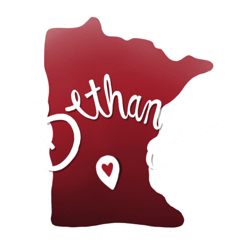 Minnesota Vikings University Sticker by Bethany Lutheran College