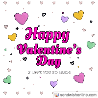 Happy Valentines Day Sticker by sendwishonline.com