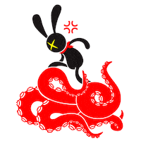 mad octopus Sticker