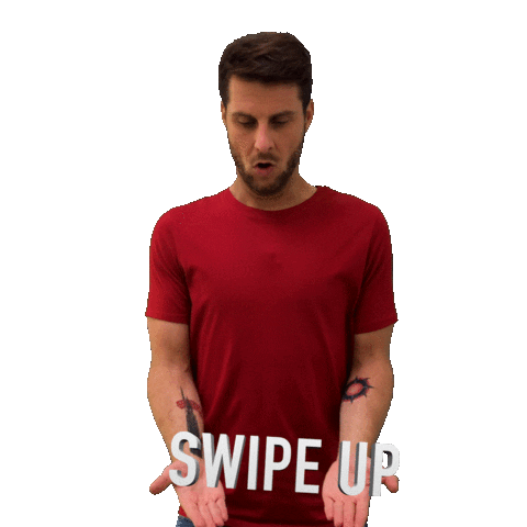 Swipe Up Maurice Gajda Sticker by anredo