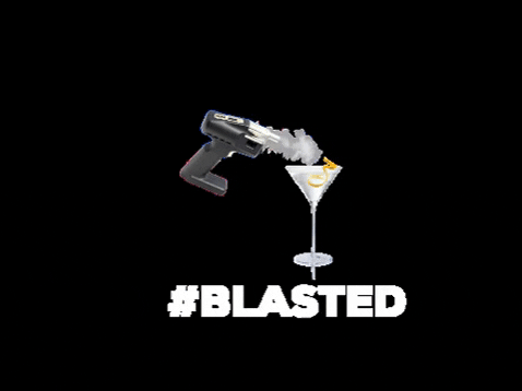 Jetchill giphygifmaker bartender smoking gun flavour blaster GIF