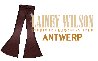 Wild Horses Antwerp Sticker by Lainey Wilson